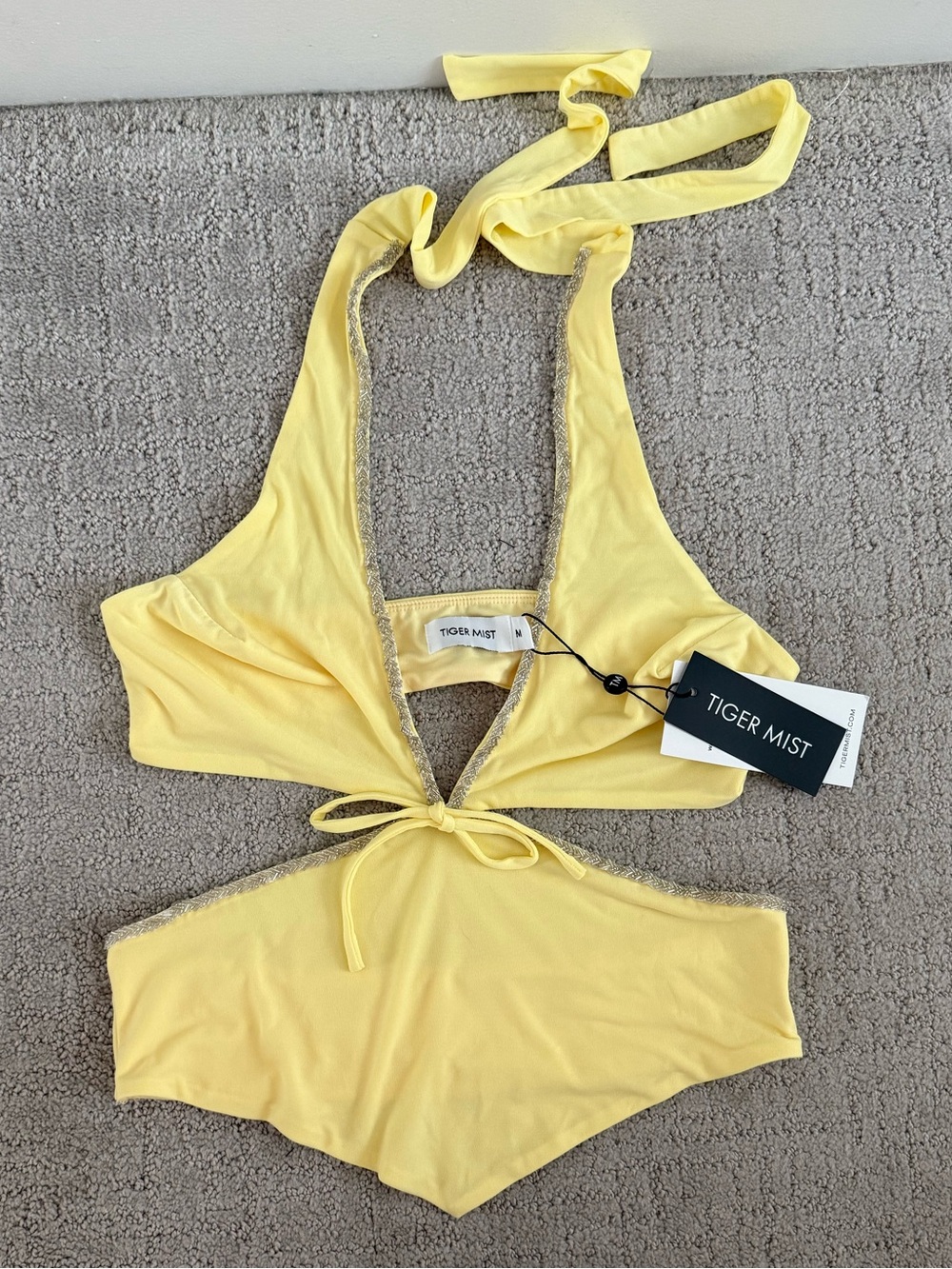 Tiger Mist Lizzie Top in Lemon